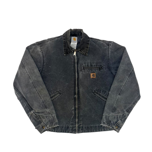 Vintage Carhartt Black Detroit Jacket Medium Regular - Durable Outerwear for Men