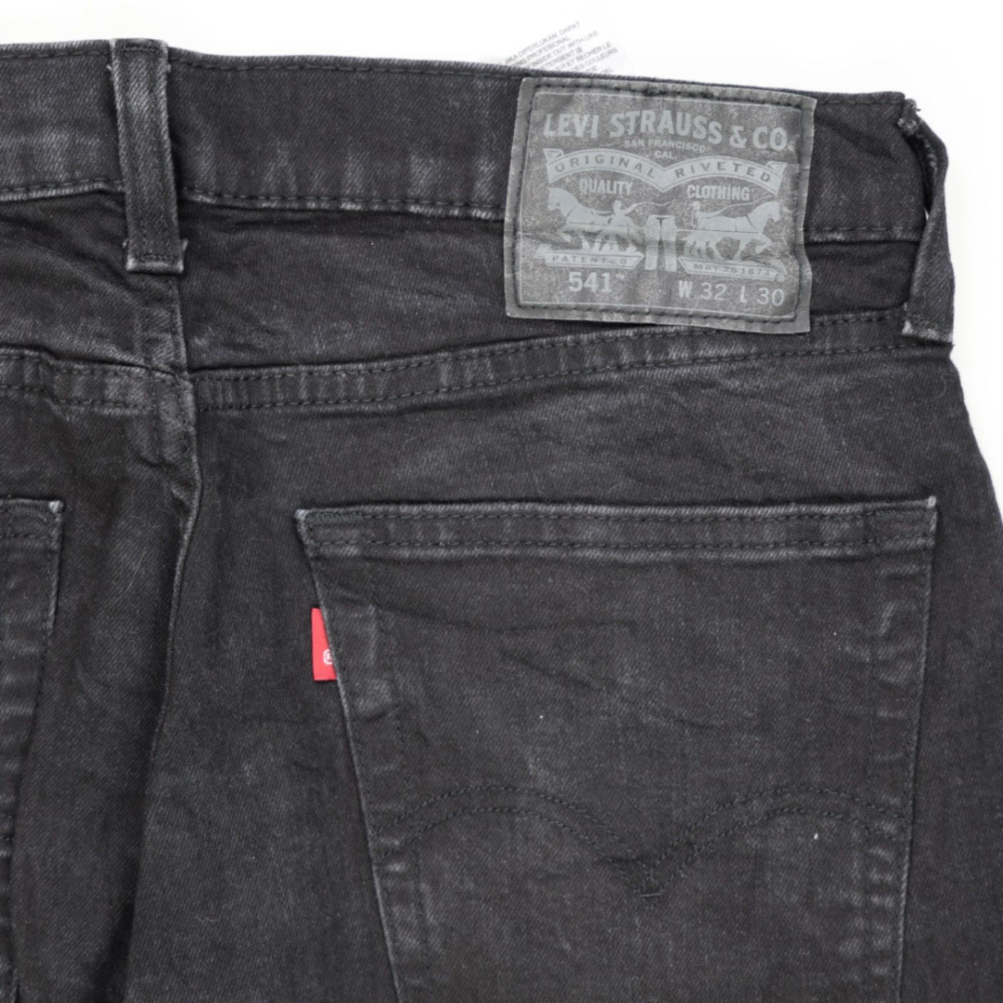 Levi's 541 Athletic Fit Black Jeans Mens W32 L30 Stylish Durable Denim Trousers