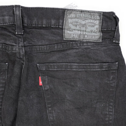 Levi's 541 Athletic Fit Black Jeans Mens W32 L30 Stylish Durable Denim Trousers