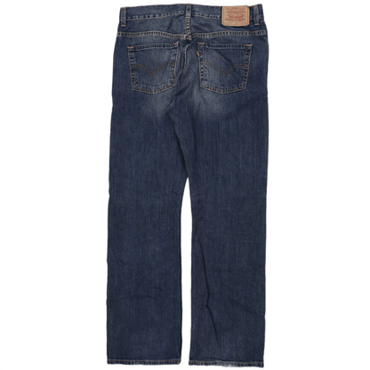 Levi's 503 Men's Straight Fit Blue Jeans W33 L32 Pure Cotton, Classic Everyday Denim