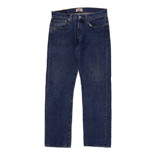 Levi's 501 Original Fit Jeans - W31 L31 Classic Indigo Denim, Button Fly, Cotton