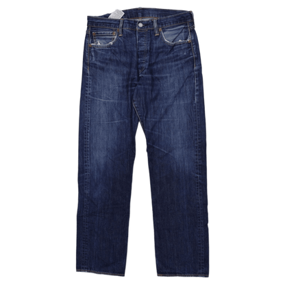 Levi's 501 Original Fit Straight Leg Jeans, Size 32, Classic Blue Denim, Iconic Style, Durable Cotton, Men's Trousers, Timeless Fashion