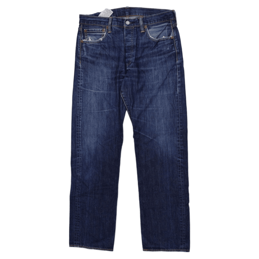 Levi's 501 Original Fit Straight Leg Jeans, Size 32, Classic Blue Denim, Iconic Style, Durable Cotton, Men's Trousers, Timeless Fashion