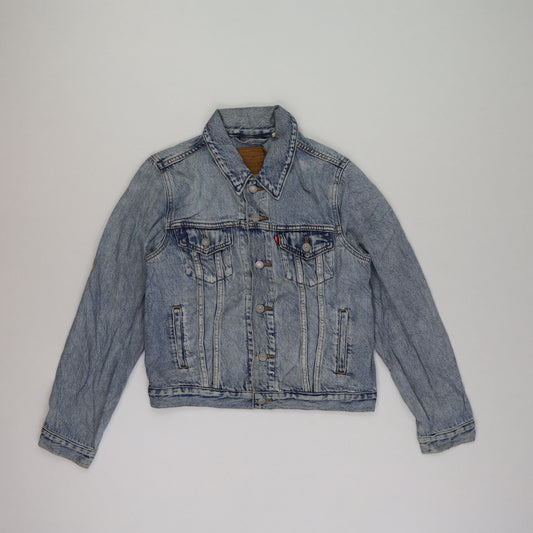 Levi’s Premium Classic Blue Denim Jacket – Timeless Vintage Style, Men’s Size M, Iconic Quality for Everyday Wear