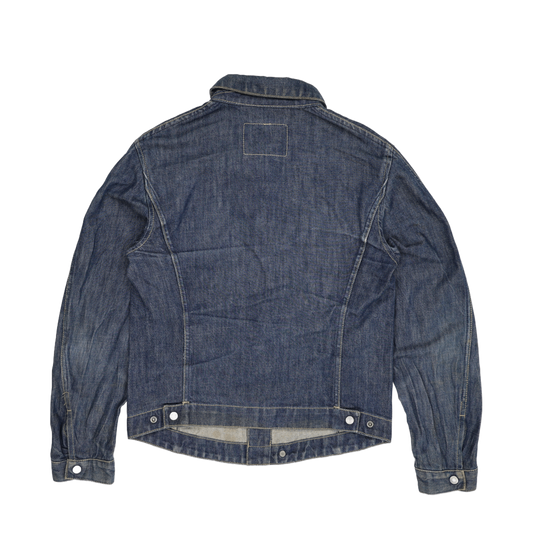 Levi's Engineered Jeans Denim Jacket Small Classic Button-Up Indigo Blue Vintage Style