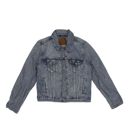 Levi's Waterless Light Blue Denim Jacket Large Cotton Collared