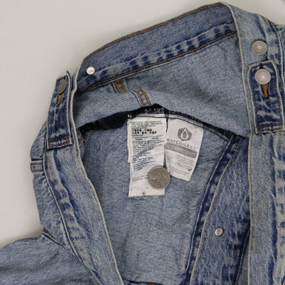 Levi's Waterless Light Blue Denim Jacket Large Cotton Collared