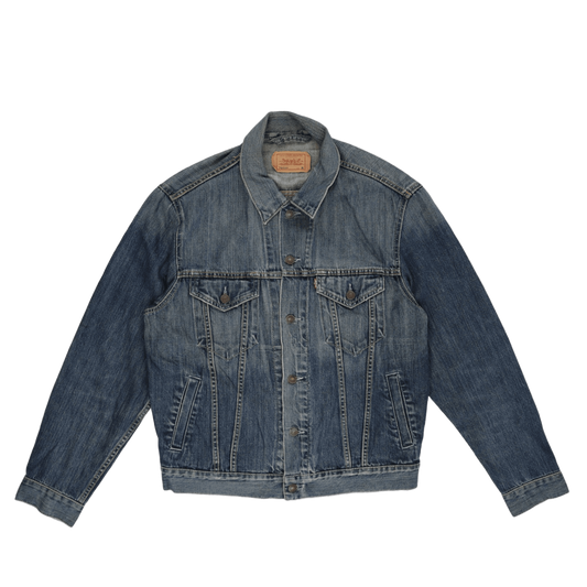 Levi's 70550 Vintage Medium Blue Denim Jacket Men's Size M 100% Cotton Collared