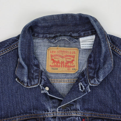 Levi's Trucker Denim Jacket Blue XXL Cotton Vintage