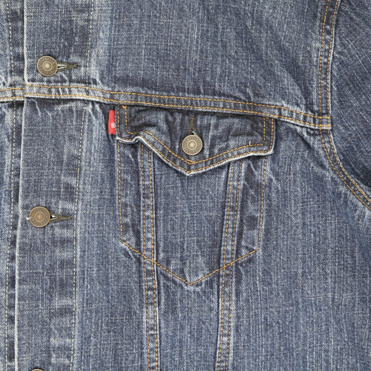 Levi's Trucker Denim Jacket Blue XXL Cotton Vintage