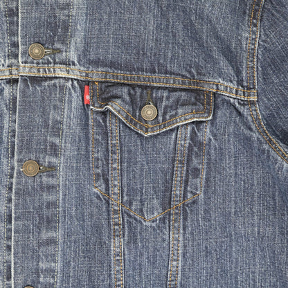 Levi's Trucker Denim Jacket Blue XXL Cotton Vintage