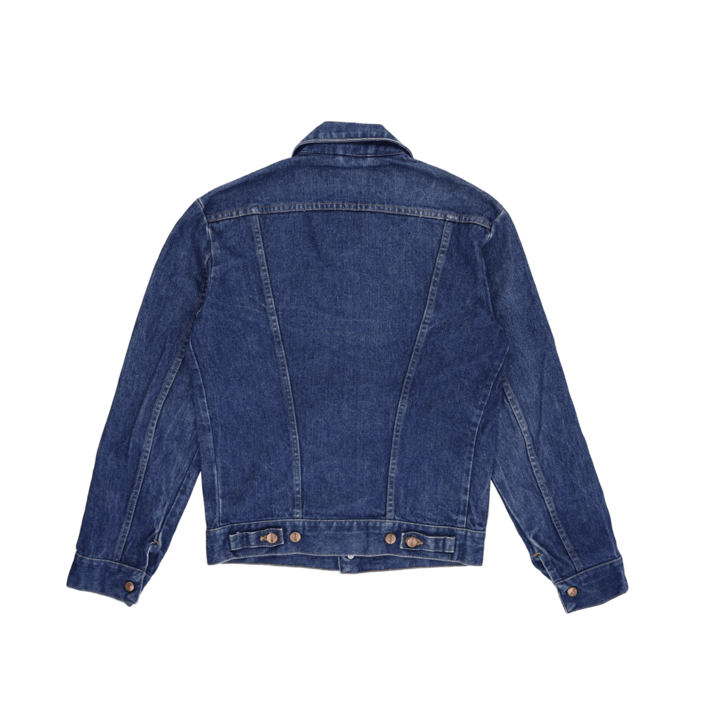 Wrangler Vintage Blue Denim Jacket Size 38 Medium Cotton Collared
