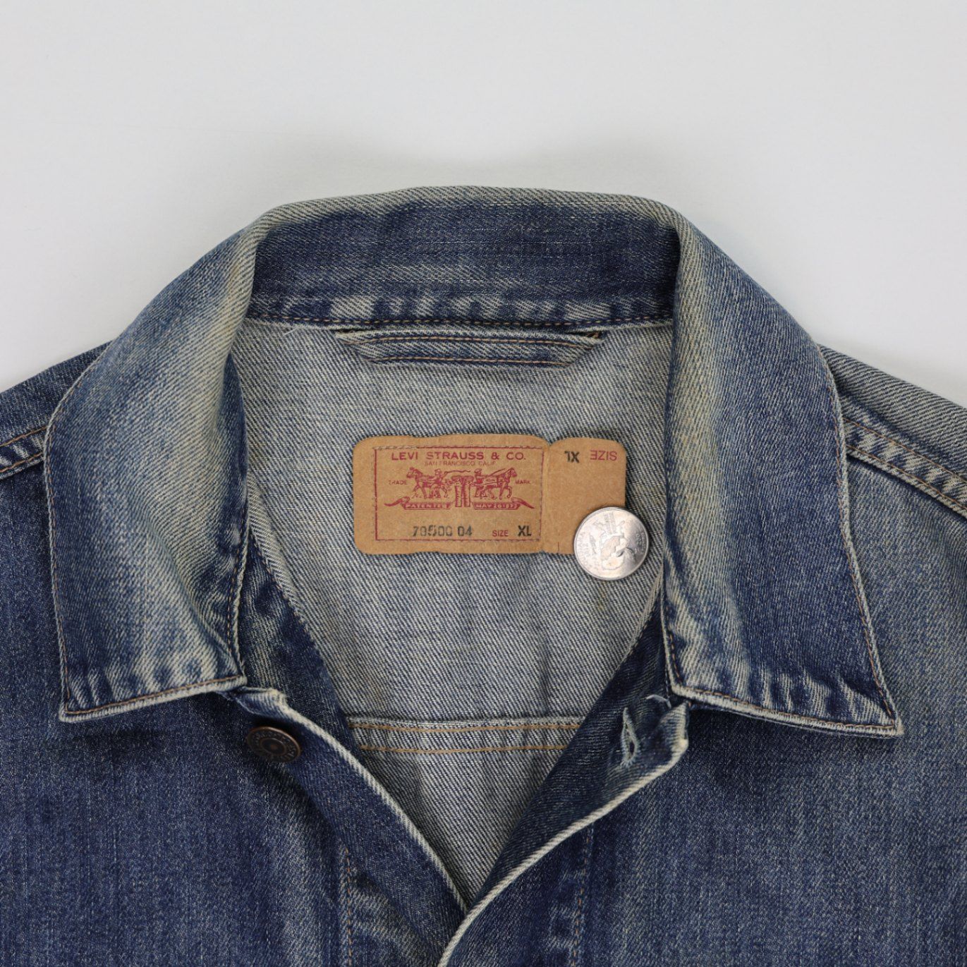 Levi Strauss & Co Trucker Jacket Blue XL Denim