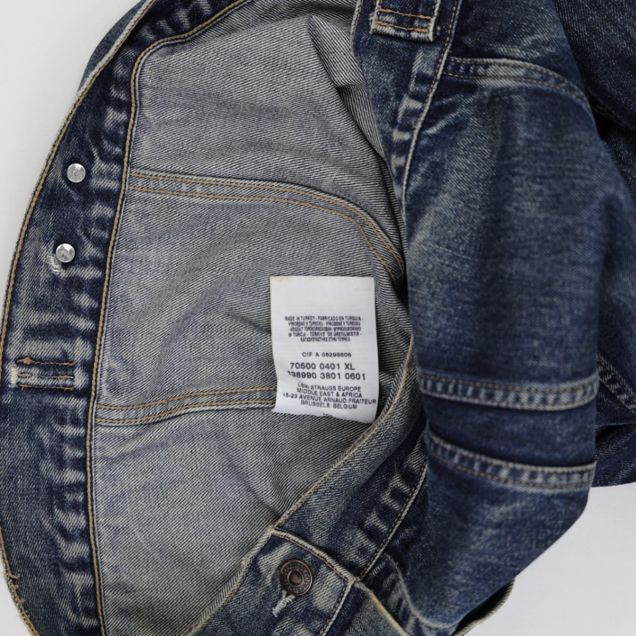 Levi Strauss & Co Trucker Jacket Blue XL Denim