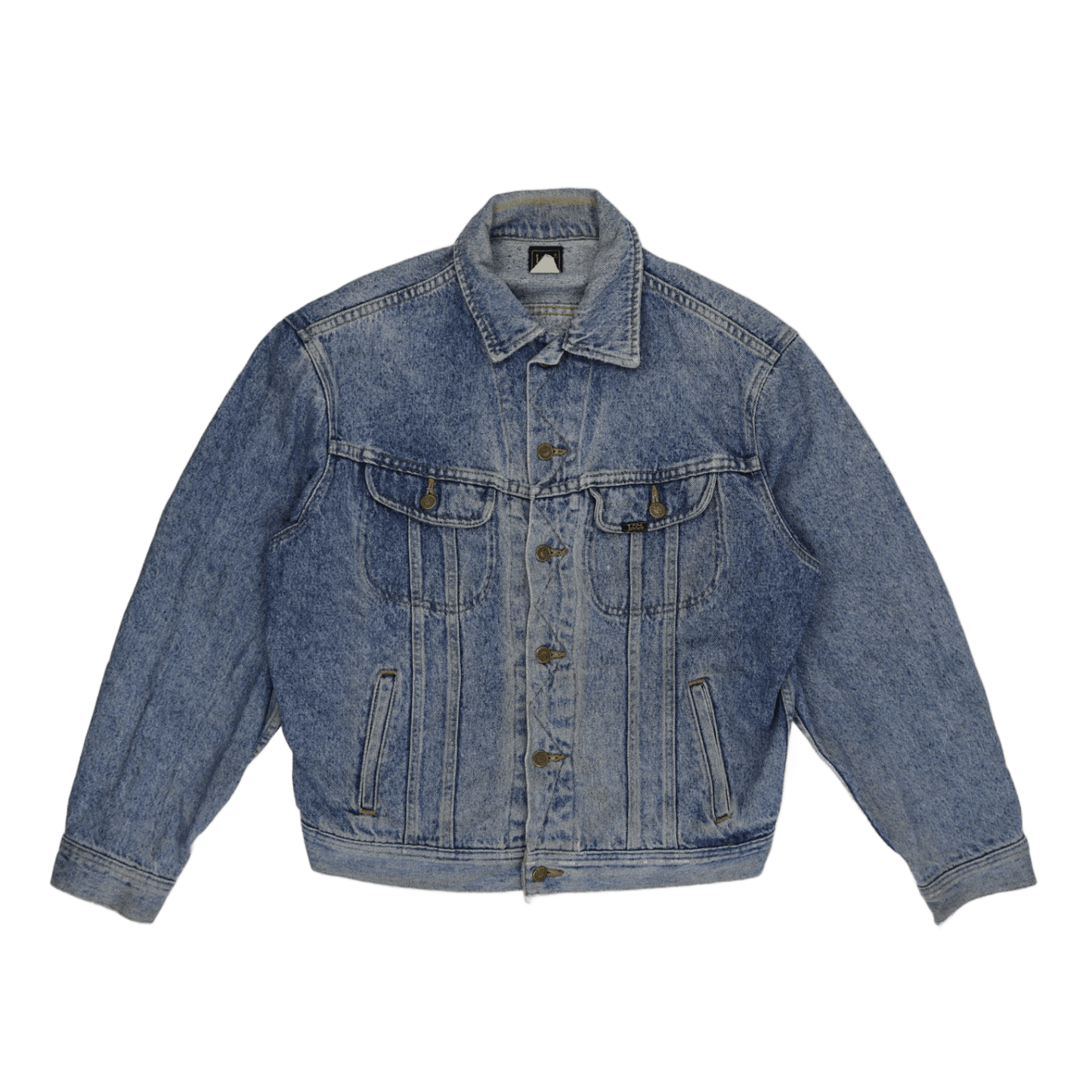 Lee Vintage Denim Jacket Blue Large Cotton 90s Style