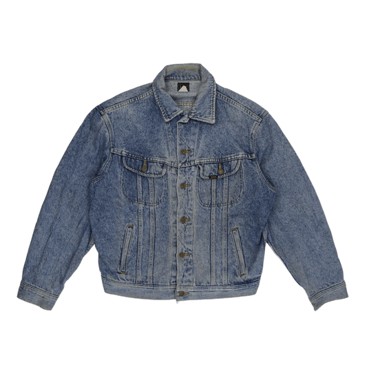 Lee Vintage Denim Jacket Blue Large Cotton 90s Style