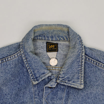 Lee Vintage Denim Jacket Blue Large Cotton 90s Style