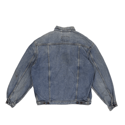 Levi's Vintage 1980s Stonewash Blue Denim Trucker Jacket Large Cotton