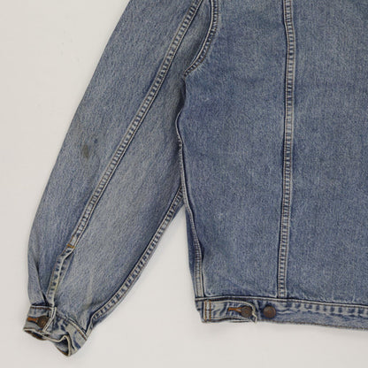Levi's Vintage 1980s Stonewash Blue Denim Trucker Jacket Large Cotton