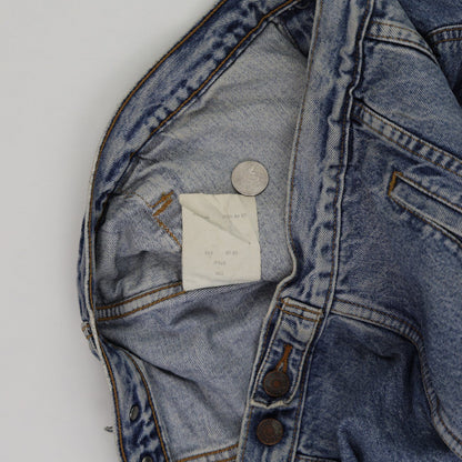 Levi's Vintage 1980s Stonewash Blue Denim Trucker Jacket Large Cotton