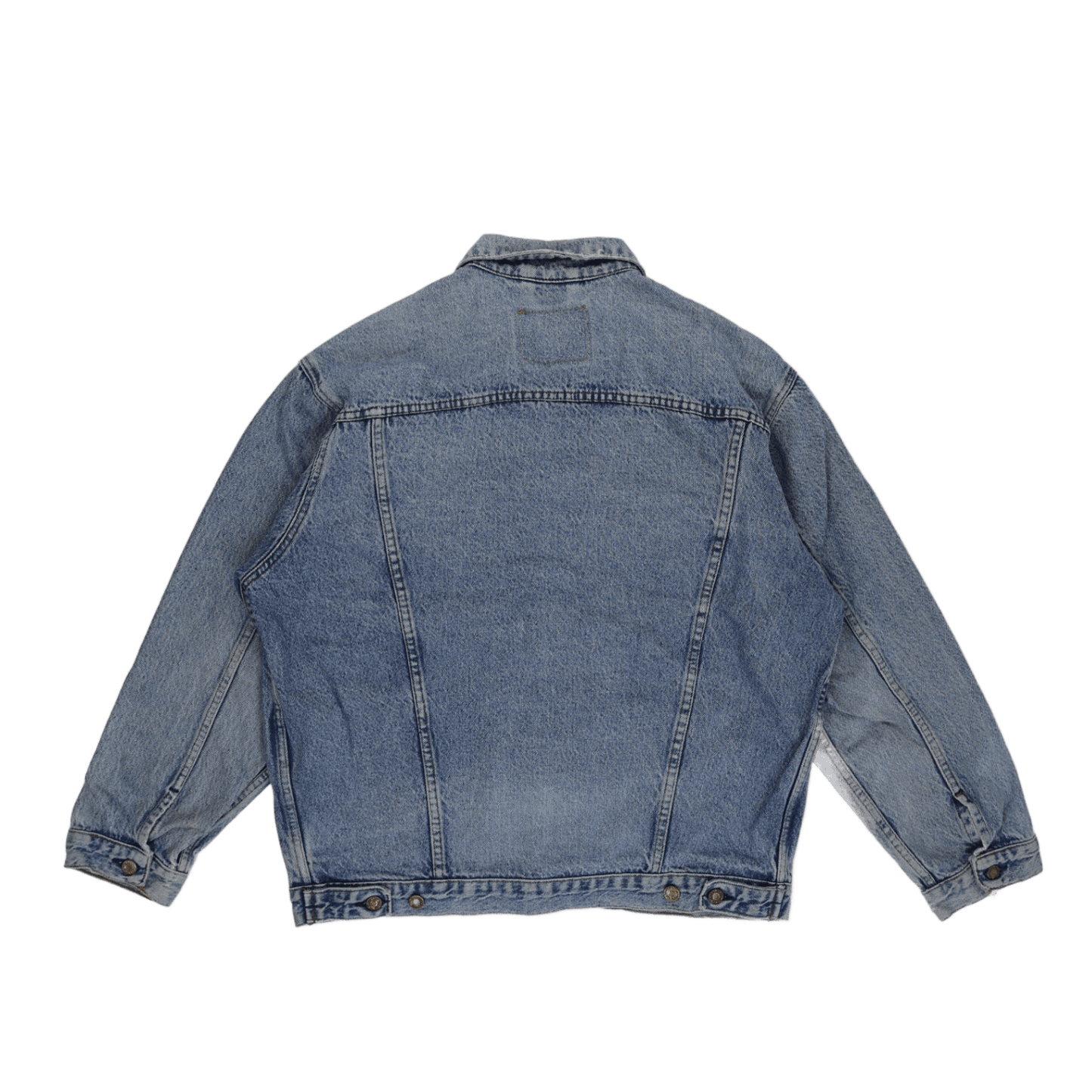 Levi's Vintage XL Light Blue Denim Jacket 100% Cotton Collared Trucker Style