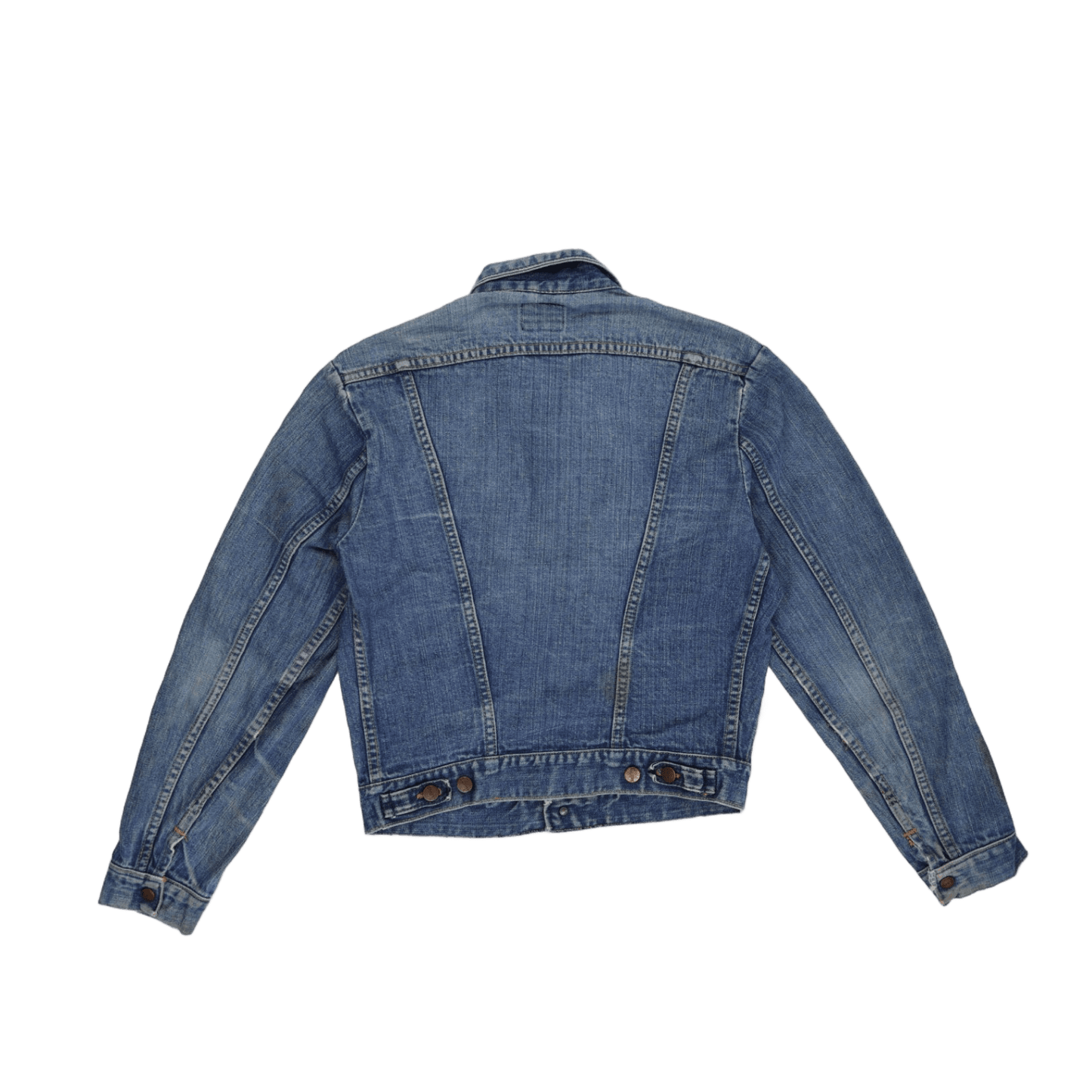 Maverick Vintage Blue Denim Jacket Medium Cotton Denim Collared
