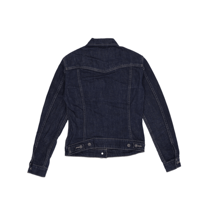 Levi's Vintage Blue Denim Trucker Jacket Size L 100% Cotton Collared