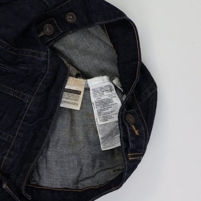 Levi's Vintage Blue Denim Trucker Jacket Size L 100% Cotton Collared