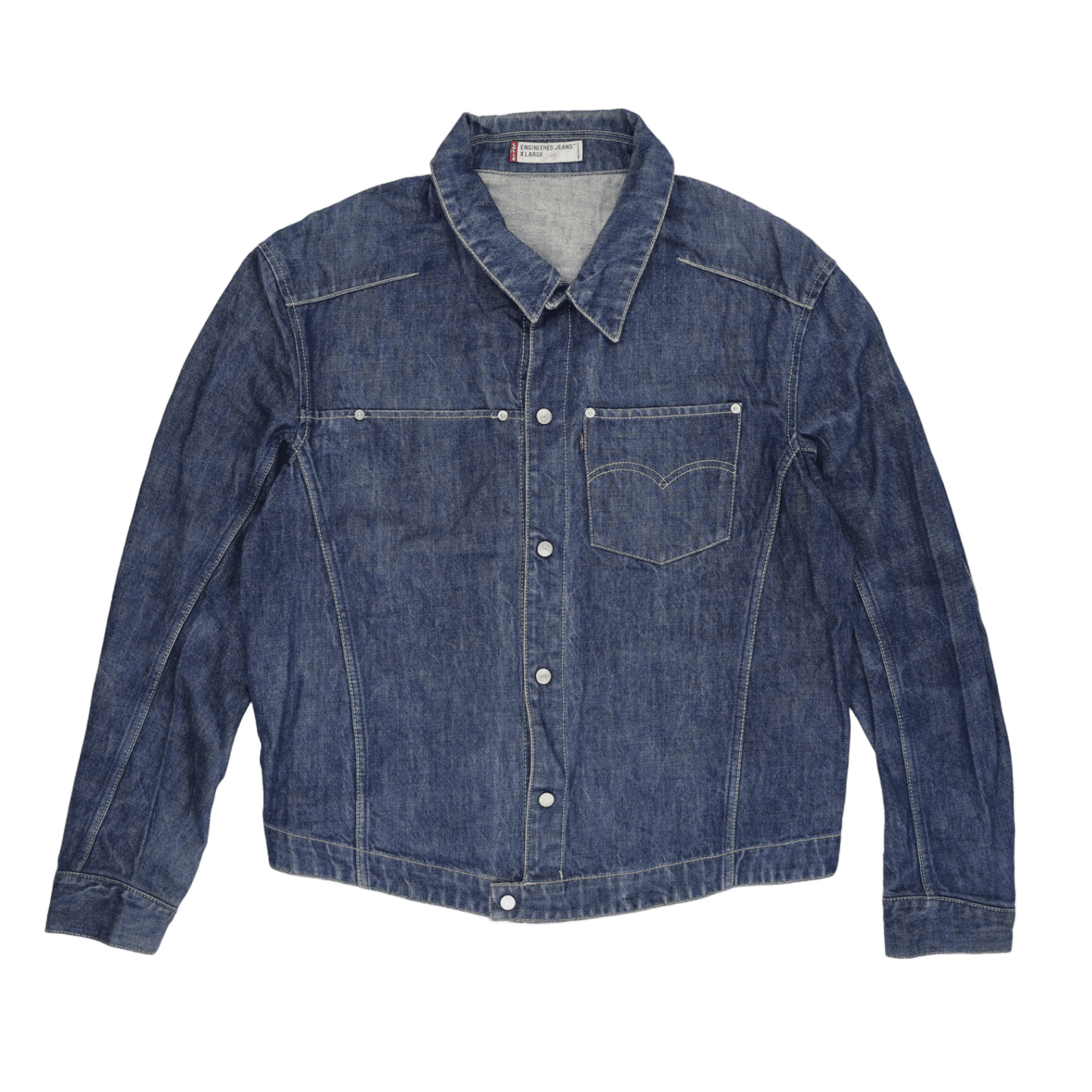 Levi's Engineered Jeans Vintage Denim Jacket Blue XL Cotton Denim
