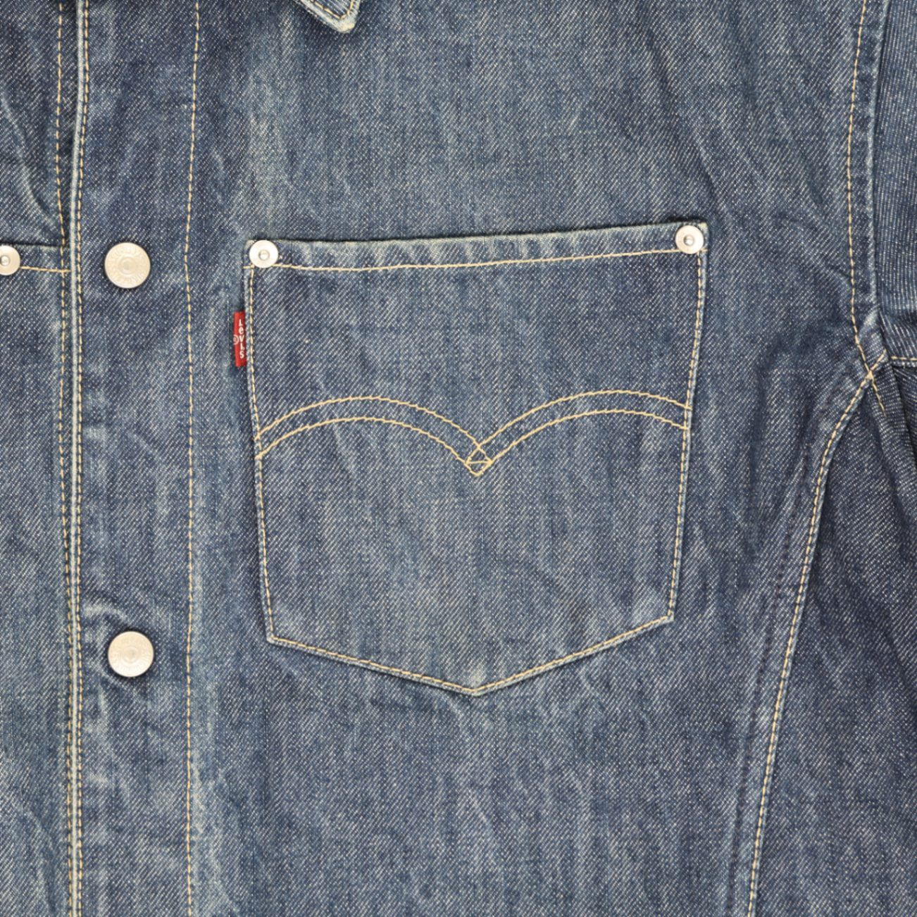 Levi's Engineered Jeans Vintage Denim Jacket Blue XL Cotton Denim