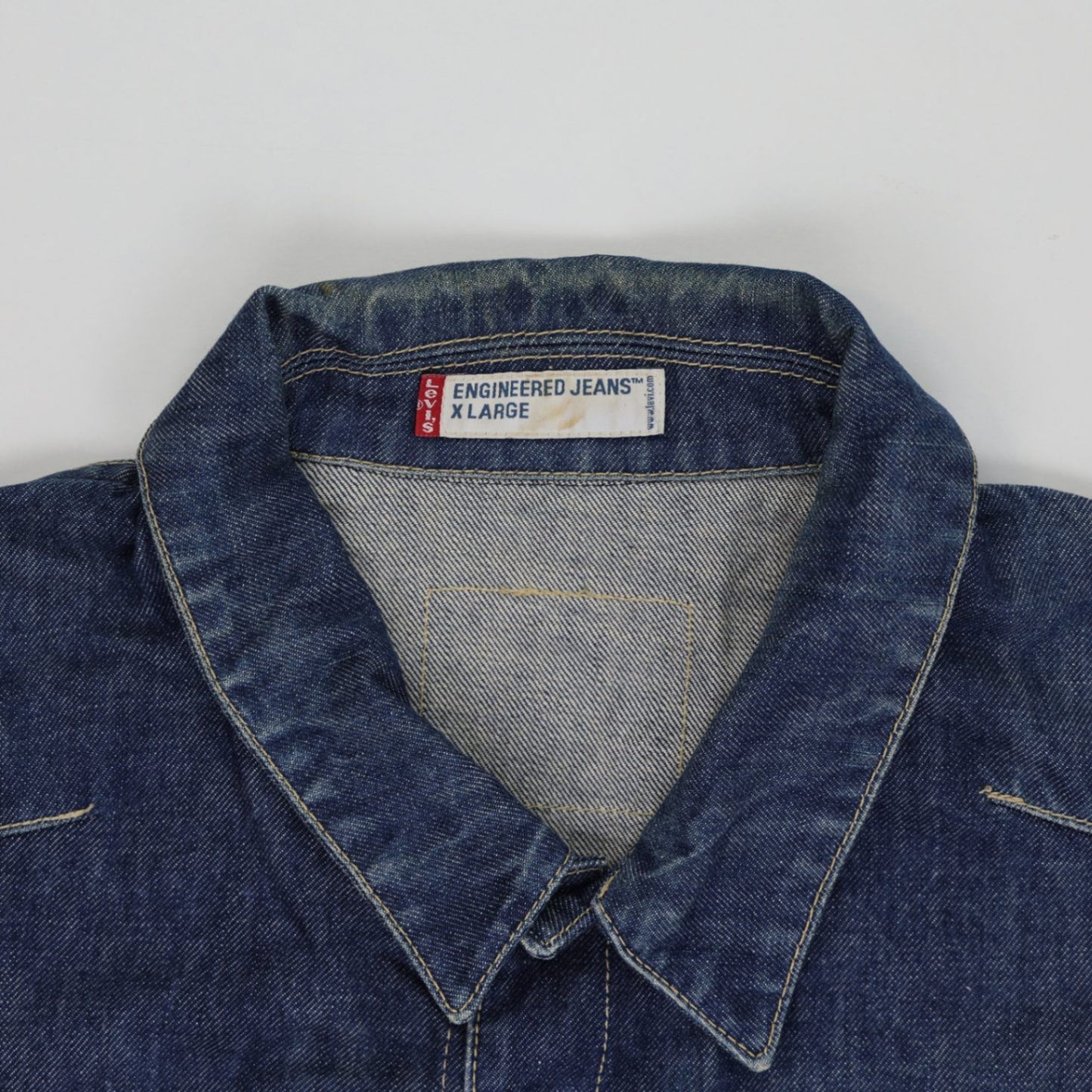 Levi's Engineered Jeans Vintage Denim Jacket Blue XL Cotton Denim
