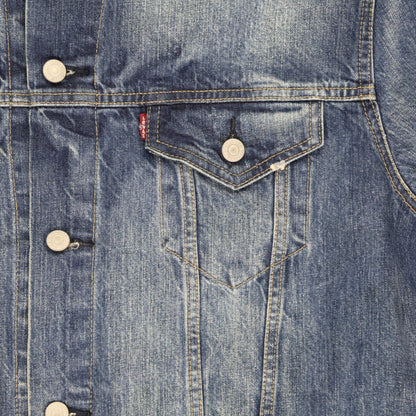 Levi's Strauss & Co Vintage Blue Denim Jacket Size L 100% Cotton