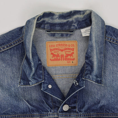 Levi's Strauss & Co Vintage Blue Denim Jacket Size L 100% Cotton