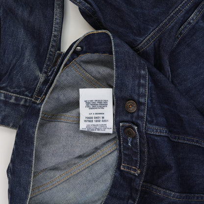 Levi's 70500 Classic Blue Denim Trucker Jacket Men's Medium 100% Cotton Vintage
