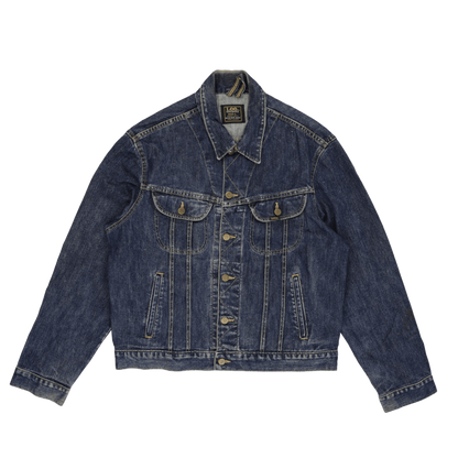 Lee Vintage Denim Jacket Blue Size L Cotton Collared