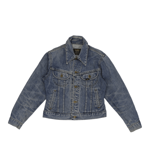 Lee Vintage Denim Trucker Jacket Medium Blue Size M 100 Percent Cotton