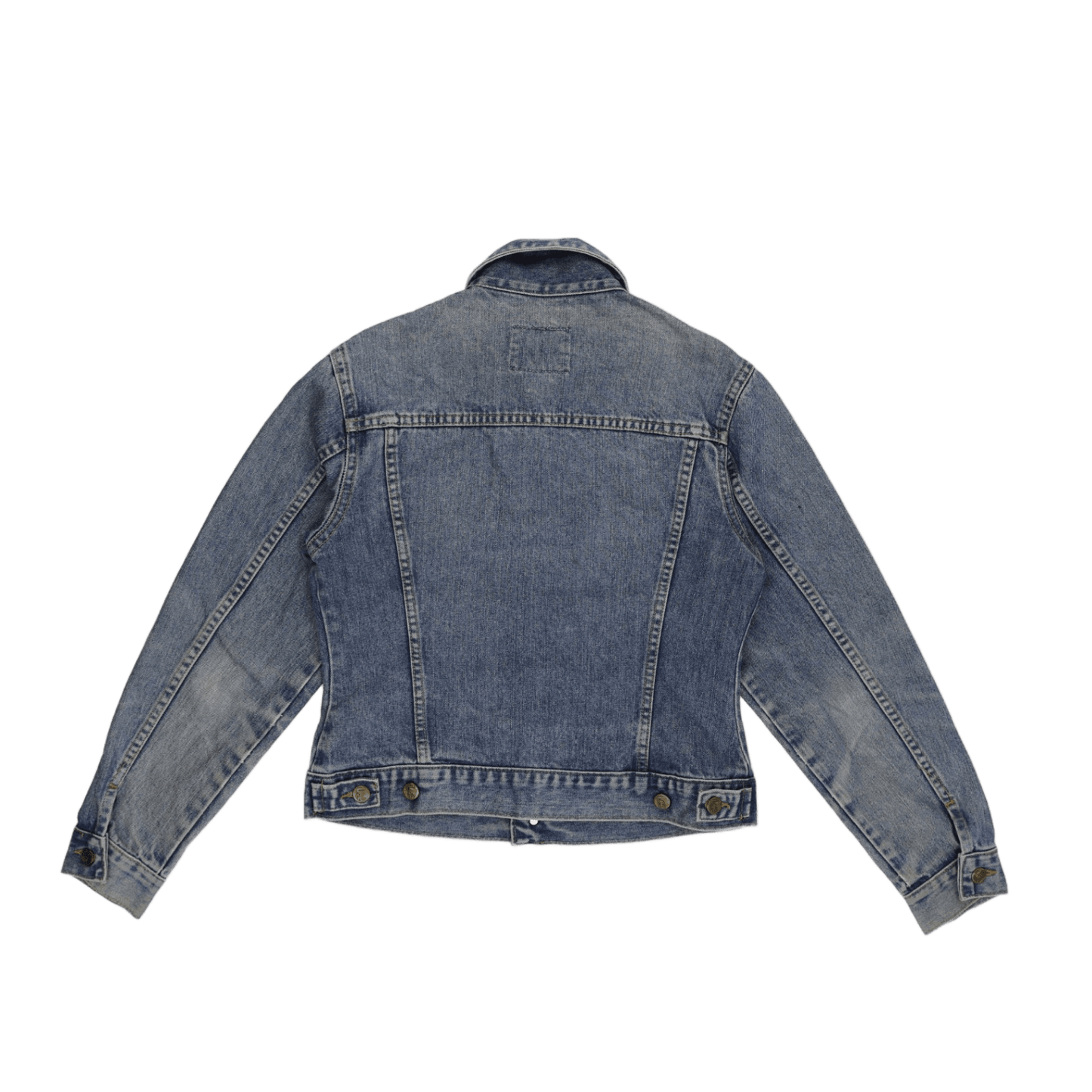 Lee Vintage Denim Trucker Jacket Medium Blue Size M 100 Percent Cotton