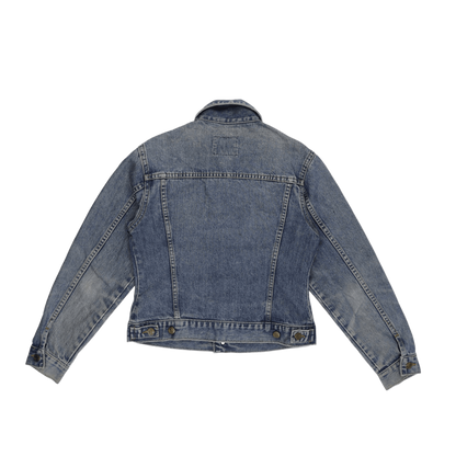 Lee Vintage Denim Trucker Jacket Medium Blue Size M 100 Percent Cotton