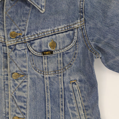 Lee Vintage Denim Trucker Jacket Medium Blue Size M 100 Percent Cotton