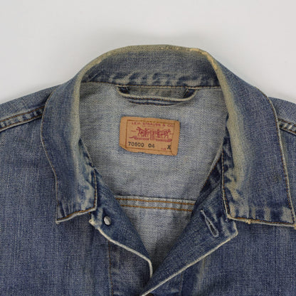 Levi's Vintage 70500 04 Denim Trucker Jacket Blue XX-Large Cotton