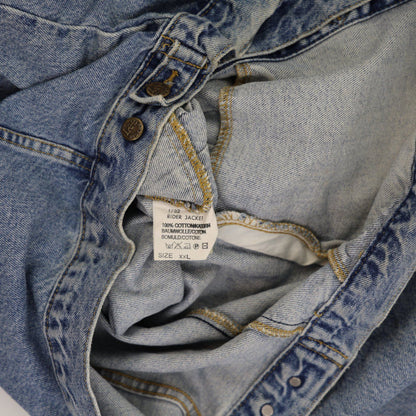 Lee Vintage Denim Jacket Light Blue XXL 100 Percent Cotton Unisex