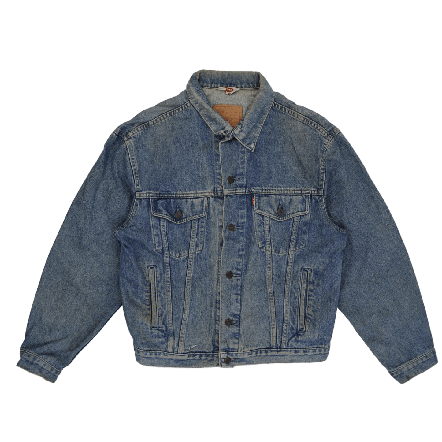 Levi's Vintage Denim Trucker Jacket Blue Size L 100% Cotton