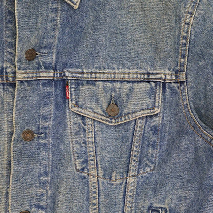 Levi's Vintage Denim Trucker Jacket Blue Size L 100% Cotton