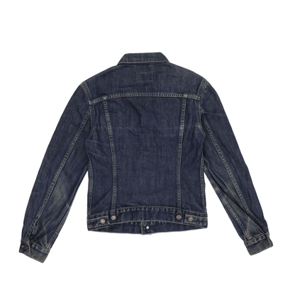 Levi's 70590 Vintage Blue Denim Jacket Small Cotton Denim Collared