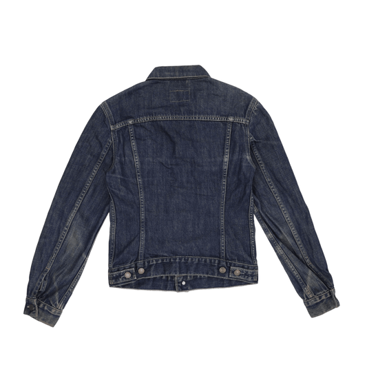 Levi's 70590 Vintage Blue Denim Jacket Small Cotton Denim Collared