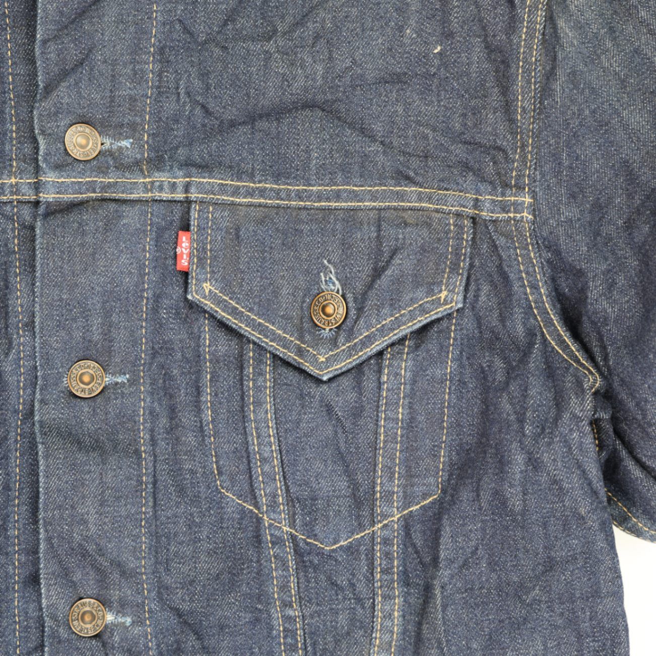 Levi's Vintage 70500 04 Denim Jacket Blue XL Cotton Unisex