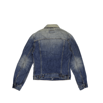 Levi’s Strauss Vintage Blue Denim Trucker Jacket Size Small Cotton