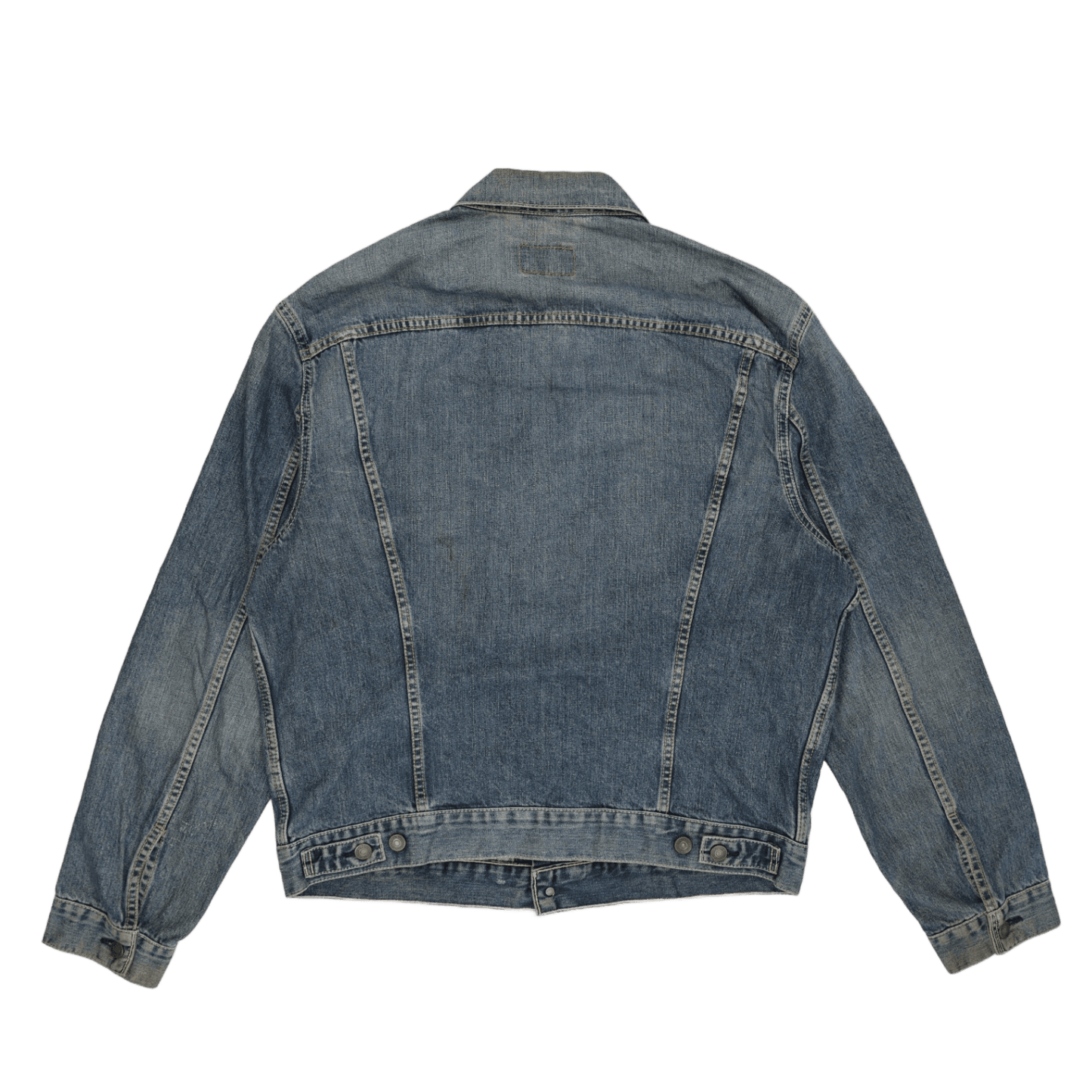 Levi's Vintage 70550 Blue Denim Trucker Jacket Size L Cotton