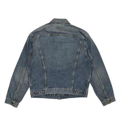 Levi's Vintage 70550 Blue Denim Trucker Jacket Size L Cotton