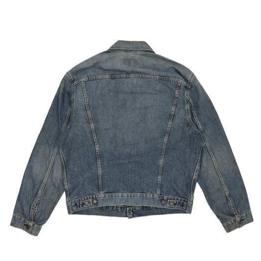 Levi's Vintage 70550 Blue Denim Trucker Jacket Size L Cotton